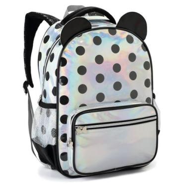 Imagem de Mochila De Costas 16L Juvenil Adolescente Escolar Passeio - Denlex