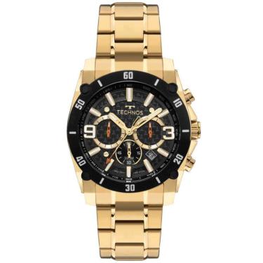 Imagem de Relógio Technos Masculino Ref: Js25bdh/1p Cronógrafo Dourado