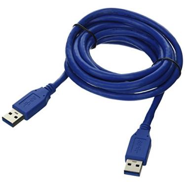 Imagem de SIIG Cabo SuperSpeed USB 3.0 Tipo A (masculino) para Tipo A (masculino) 2 metros (CB-US0212-S1), azul