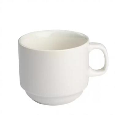 Imagem de Xícara De Chá Branca Sem Pires Empilhavel 200 Ml - Porcelart