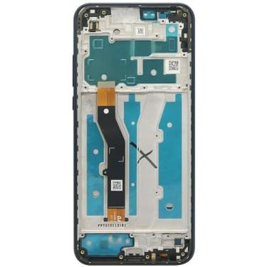 Imagem de Avvood Para Motorola Moto G Play 2021XT2093-6 XT2093-7 XT2093-3 Tela LCD Touch Digitalizador Assembléia com Substituição de Moldura Azul Misty