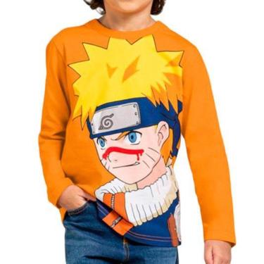 Imagem de Camiseta Infanto Juvenil Brandili Naruto Manga Longa - 55108-Unissex
