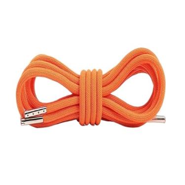 Imagem de Elastic Laces Sneakers For Sport Shoelaces Rubber Band For Casual Shoes Outdoor Leisure Round Shoestring Accessories(Orange)