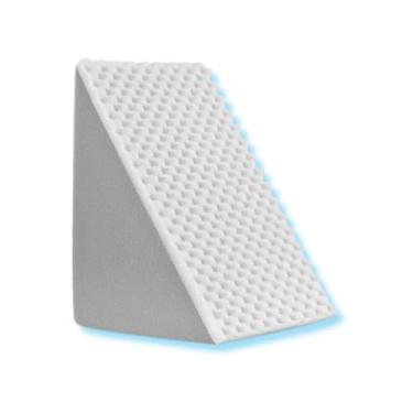 Imagem de Encosto Anatômico, Triangular, Branco, Leitura, Pós Operatório, acompanha Capa Com Zíper, Suppremo Sono