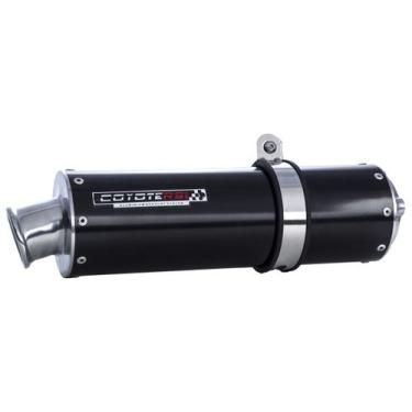 Imagem de Escape / Ponteira Coyote RS1 Aluminio Redondo (2X1) - CB 400 / 450 - H