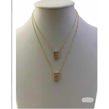 Imagem de Cordão Veneziana Feminino Fé + Crucifixo Banhado A Ouro 18k - ToJoia18