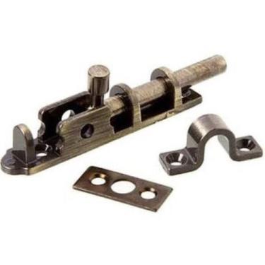 Imagem de Ferrolho Trinco Fecho Tranca Portas Janelas 9cm Reforçado - União Mund