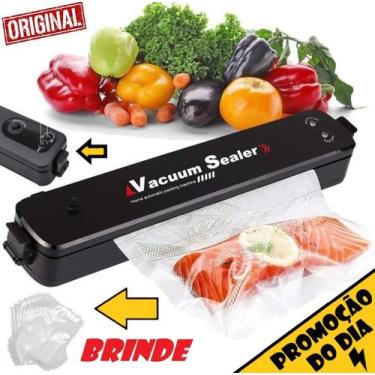 Imagem de Embaladora Seladora De Alimentos A Vácuo Profissional Original Domésti