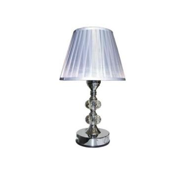 Imagem de Abajur Pequeno De Toque - Vidro E Cúpula - Para Sala ou Quarto - 384AB