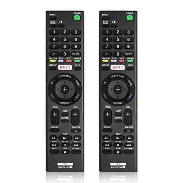 Imagem de Controle remoto universal de substituição RMT-TX100U compatível com Sony Bravia XBR-75X940C, XBR-75X910C, XBR-75X850C, XBR-65X930C, XBR-65X900C, XBR-65X850C BRAVIA XR Series Smart TV