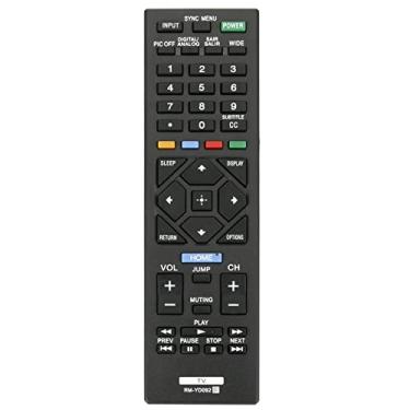 Imagem de Allimity Controle remoto de substituição RM-YD092 RMYD092 compatível com Sony Bravia LCD LED TV KDL-46R450A KDL-40R471A KDL-40R450A KDL-32R300C KDL-40R350D KDL-32R330B KDL-40R380B KDL-32R300B