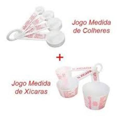 Imagem de Jogo medidores xícaras e colheres para cozinha - STM Plastic