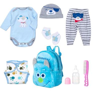 Imagem de Conjunto de Roupas para Boneca Reborn Baby Boy (17-22 polegadas) com M