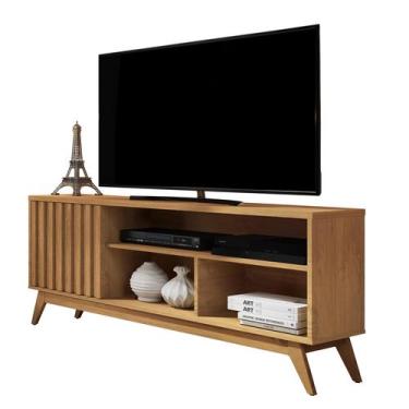 Imagem de Rack para Sala Malbec Wood para TV até 55 - Móveis Germai, Nature Ripa