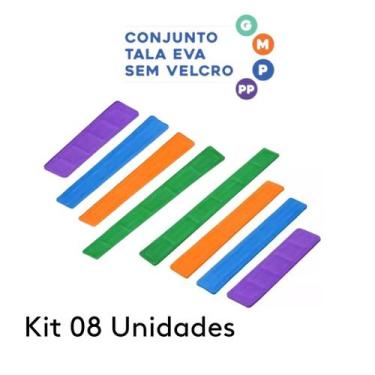 Imagem de Kit Talas Aramadas Ajustável E.V.A 8 Unidades Ortoflex