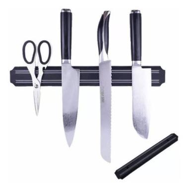 Imagem de Imã Barra Magnética Suporte Facas Ferramentas 50cm -Original - Top hou