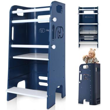 Imagem de Banqueta de cozinha Toddler Standing Tower Heypappy de altura ajustável