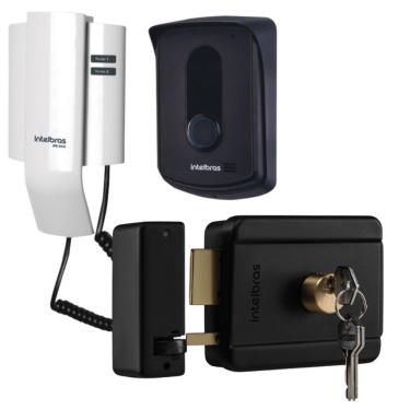 Imagem de Kit 1 Porteiro Interfone Ipr8010 + 1 Fechadura Fx500 Intelbras Ipr 8010 Fx 500