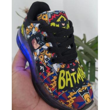 Imagem de Tênis infantil masculino led Batman pisou piscou, 26