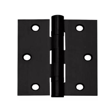 Imagem de Dobradiça Inox P Porta C/ Rolamento 3½x3 Preta