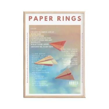 Imagem de Pôster Do Álbum Taylor Swift Lover Em Tela Para Decoração De Sala De E