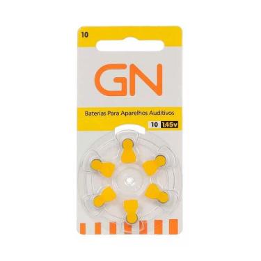 Imagem de Cartela Pilha GN 10 Botão Bateria para Aparelho Auditivo