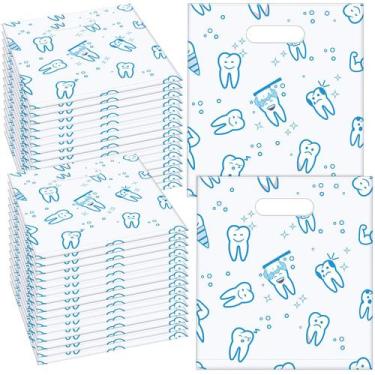 Imagem de Sacos para produtos odontológicos Aliceset 300 unidades com alças 21x2