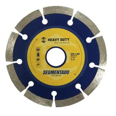 Imagem de Disco Diamantado 110X20 SEGMENTADO - 50 Unidades - HEAVY DUTY