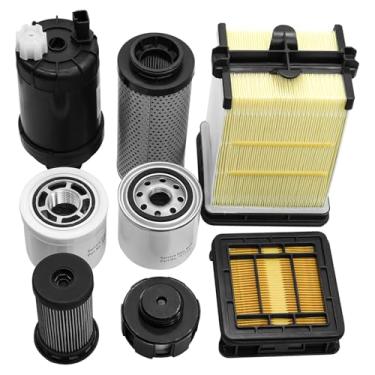 Imagem de 7286322 7343102 Kit de serviço de filtro de óleo do motor e filtro de ar adequado para Bobcat S450 S510 S530 S550 S570 S590 S595 S630 S650 T450 T550 T590 T595 T450 630 T 650, substitui 7221933 7012303
