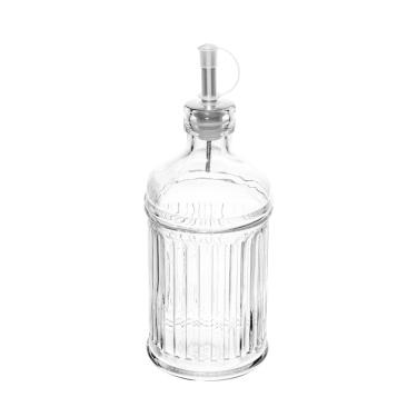 Imagem de Galheteiro Porta Azeite Vidro Com Dosador Metal Vegas 500Ml