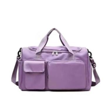 Imagem de Bolsa Mala de Viagem Multifuncional de Grande Capacidade Resistente e Impermeável(5072Roxo)