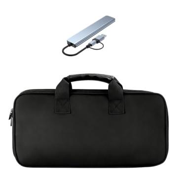 Imagem de Virzen Bolsa de teclado para monitor de teclado portátil de 12,8 polegadas, estojo de armazenamento protetor