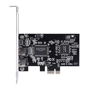 Imagem de Placa PCIe Firewire para Windows 10, IEEE 1394 PCI Express adaptador controlador 4 portas (3 x 6 pinos e 1 x 4 pinos), adaptador PCI-E Firewire 800 1394a para Windows 7/8/Mac OS com cabo