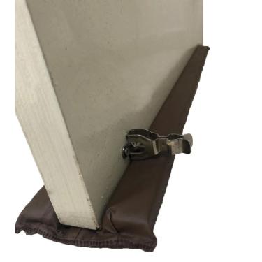 Imagem de Protetor Veda Porta Rolinho Marrom 80Cm