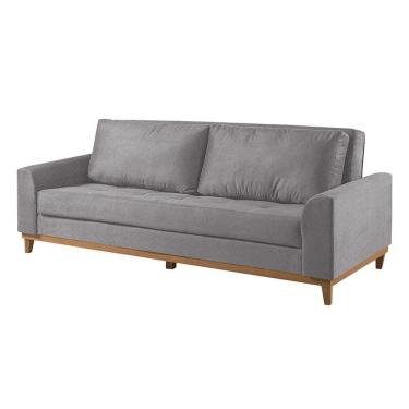Imagem de Sofá Cama 2 Lugares Living Linho M-157 Martins Cinza
