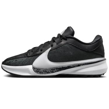 Imagem de Nike Tênis de basquete Giannis Freak 5 (Team) (DZ2946-001, preto/branco), Preto/Preto/Branco, 42 BR