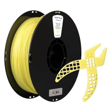 Imagem de Kexcelled Filamento TPU 1,75 mm amarelo claro, filamento de impressora 3D flexível 64D TPU, carretel de 1 kg (1 kg), excelente elasticidade, serve na maioria das impressoras 3D FDM