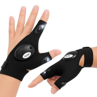 Imagem de Luva Lanterna LED Luz À Prova DÁgua Ciclismo Antiderrapante - Yeet