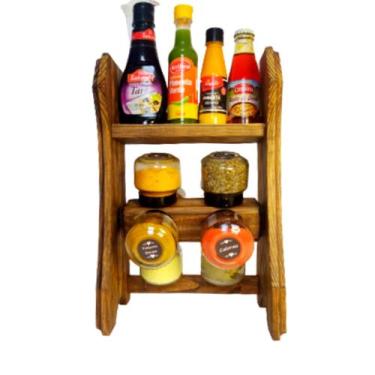 Imagem de Porta Tempero Giratório com Suporte para outros Condimentos - Boss Art