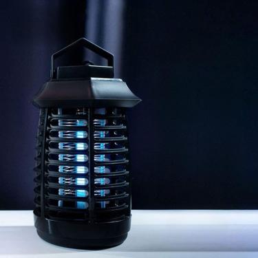 Imagem de Lâmpada Exterminadora de Mosquitos LED Luz Elétrica - 360 Atração Eficiente Zapper Sem Cheiro Fumaça Móvel Portátil Operação Silenciosa Fácil Limpar