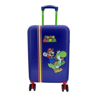 Imagem de Mala de Fibra Super Mario Giratória 360º 10541-Masculino