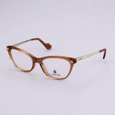 Imagem de Óculos de Grau Lanvin LNV2621 Brown-Unissex