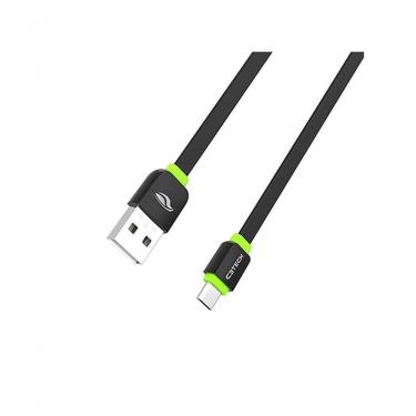 Imagem de Cabo USB Micro CB-100BK 1M 2A Tecnologia FASTER CHARGE para Android Preto C3tech