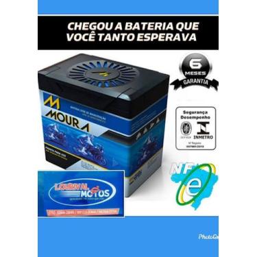 Imagem de Bateria moto Moura 5a compatível com Titan 150/Titan 00/titan160/bros1