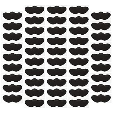 Imagem de EXCEART Adesivo de remoção de cravos com 48 peças, carvão de limpeza profunda, remendo nasal, tiras de poros infundidas para mulheres, senhoras, preto