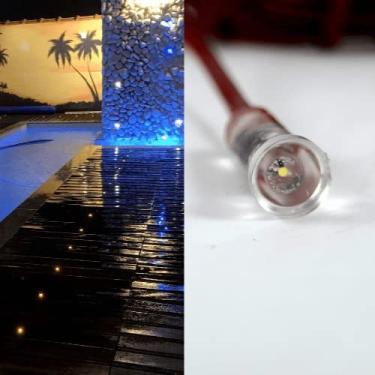 Imagem de MINI BALIZADOR DE LED PARA DECK OU PAREDE AZUL - BK-M-1L