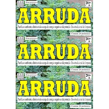 Imagem de Natureza Espiritual - 3 Caixas de Defumador - Arruda (60 Tabletes)