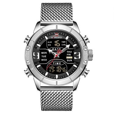 Imagem de Relógio Masculino Naviforce NF9153 SB Pulseira em Aço - Inox