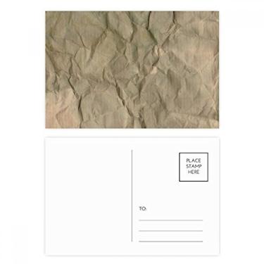 Imagem de Paper Dirty Fold Texture Corrugation Conjunto de cartões postais de aniversário Cartão de agradecimento