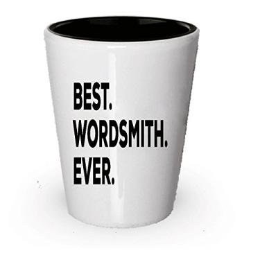 Imagem de Presentes de Wordsmith â€“ Copo de shot para Wordsmith â€“ Melhor chaveiro de todos os tempos â€“ Uma ideia de presente atenciosa â€“ â€“ Pode até adicionar ao conjunto de caixas de presente â€“ Decoração de mesa de chá (1)